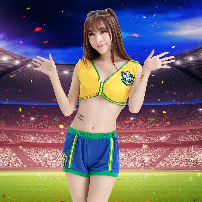 2024 European Football Baby Cup La La Fuck Fuck Fuck Women's Set Sexy Uniform Lala Team New DS Performance