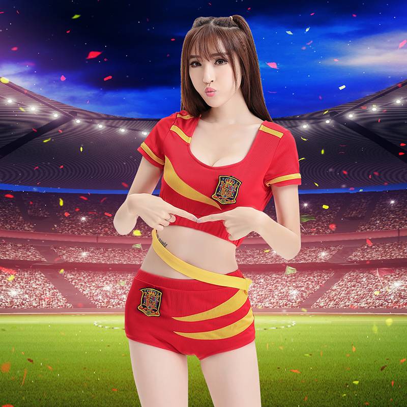2024 European Football Baby Cup La La Fuck Fuck Fuck Women's Set Sexy Uniform Lala Team New DS Performance
