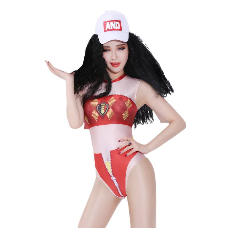 Wayba La La Team Group DS DS performance service new women's sexy nightclub GOGO lead dance service Lala team uniform