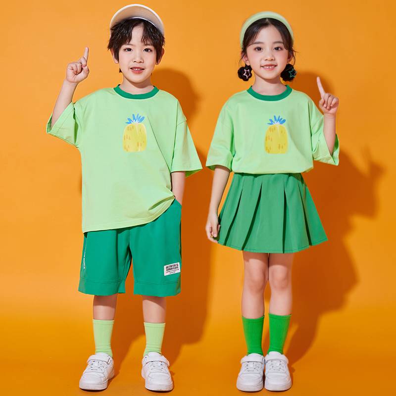 Liuyi Children's Cant Cuton Performance Service Graduation Garden Service La La Team Performance Service Group Gymnast Set Summer