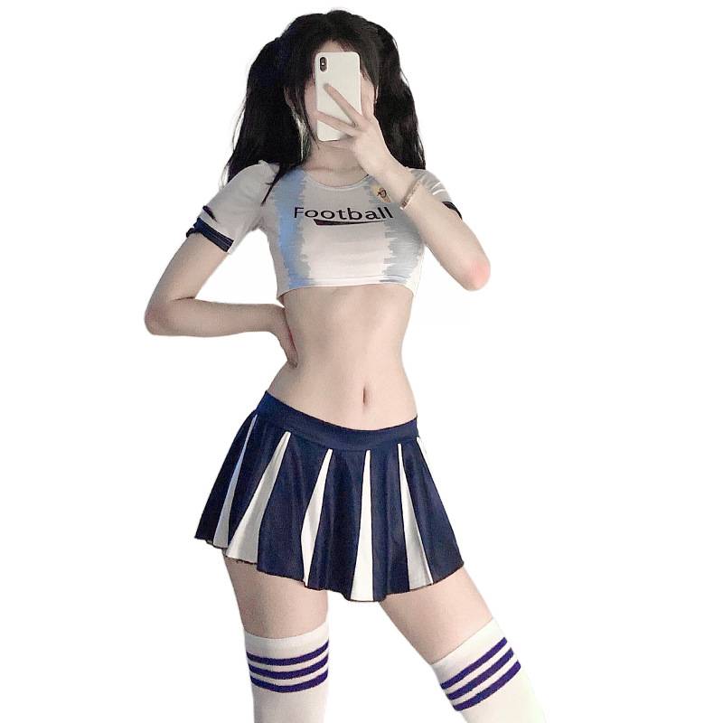 2024 new cheerleader clothing European football baby cup performance service adult sexy Lala performance clothing
