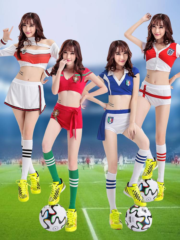 European Cup Football Baby La La Raoming Performance Clothing Games opening ceremony La cheerle team dance performance service