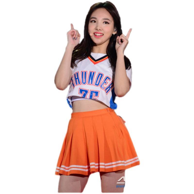 Lala team clothing Korean dance women's group sexy student men and women football baby campus sports meeting la la la la performance service