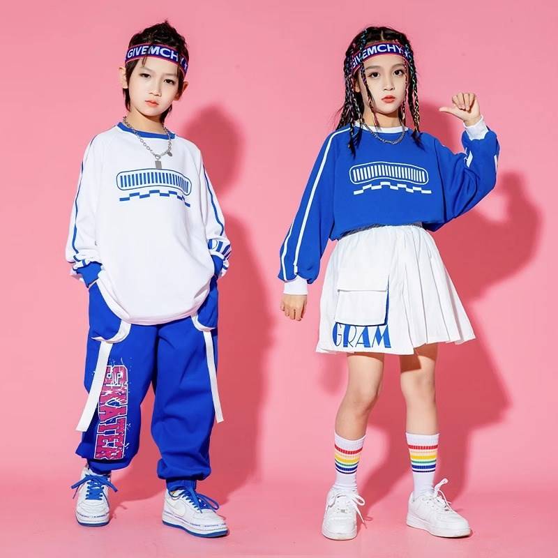 Spot kindergarten cheerleader performance service elementary school sports meeting opening ceremony performance S clothing street dance boy set