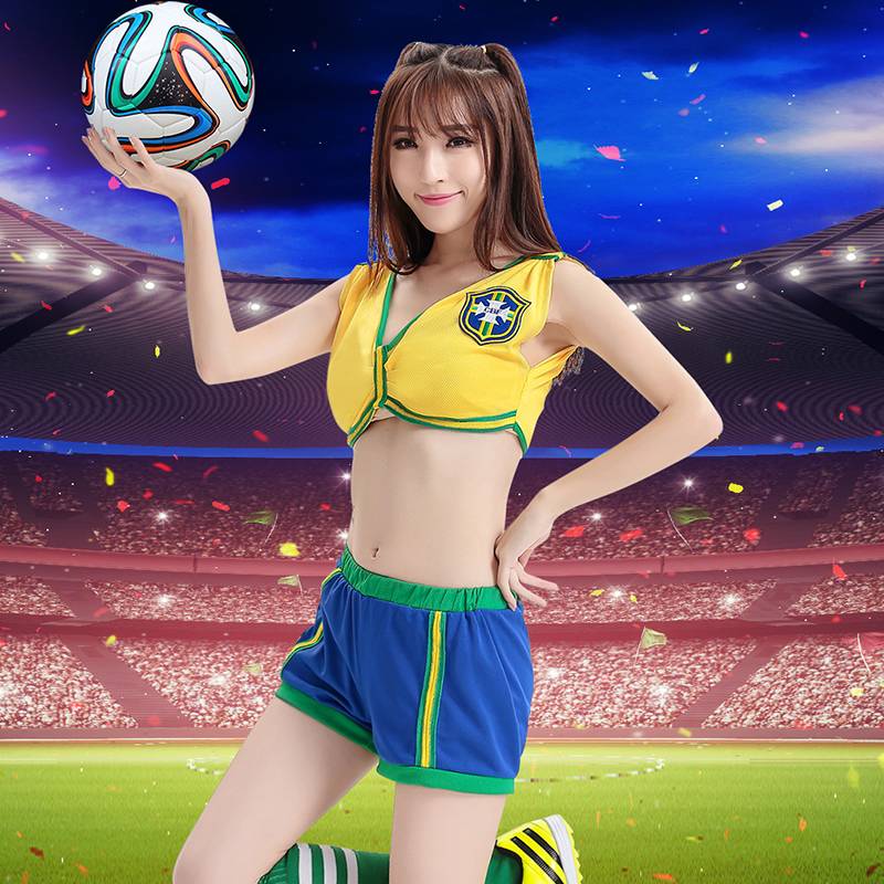 2024 Asian Eight Kingdoms Football Baby La La Team clothing female sexy car mold bars uniform DS performance service