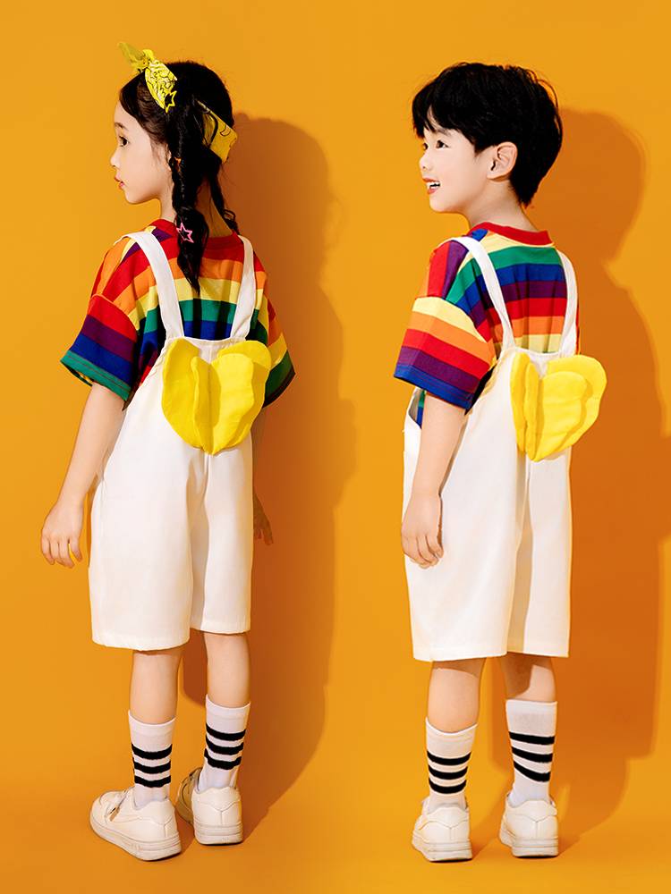 Kindergarten Liuyi Children's Day Performance Clothing Pants Chorus Chorus Chorus Chorus Children's Primary and Middle School Student La La Team Performance Service
