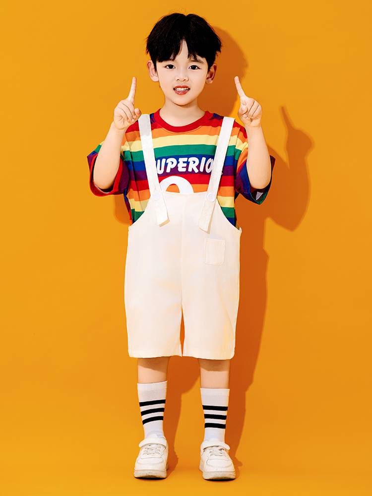 Kindergarten Liuyi Children's Day Performance Clothing Pants Chorus Chorus Chorus Chorus Children's Primary and Middle School Student La La Team Performance Service
