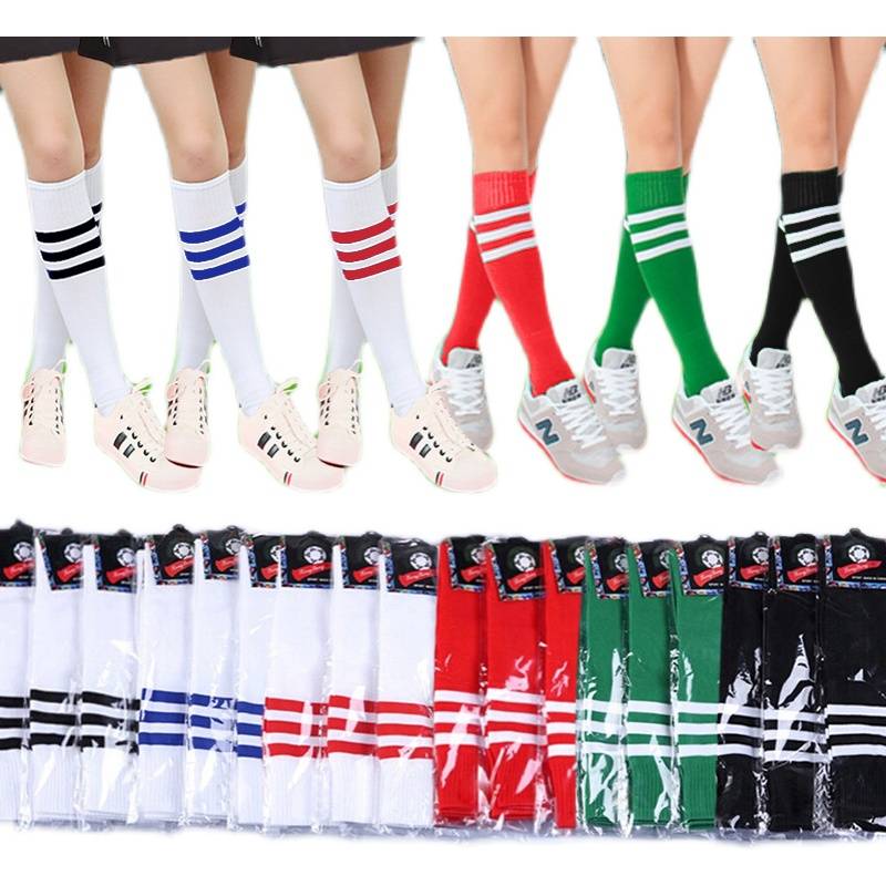 Nightclub bar DS performance service French football baby la la la la la la women, women's wild striped socks, children