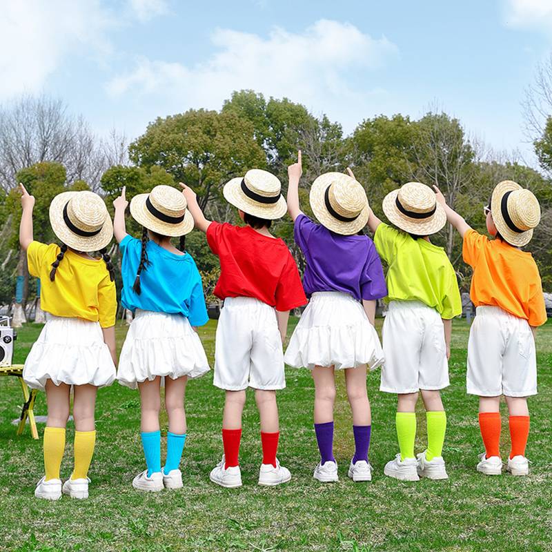 Children's Day La La La Team Men's Women Kindergarten Primary School Games opening ceremony performed clothing