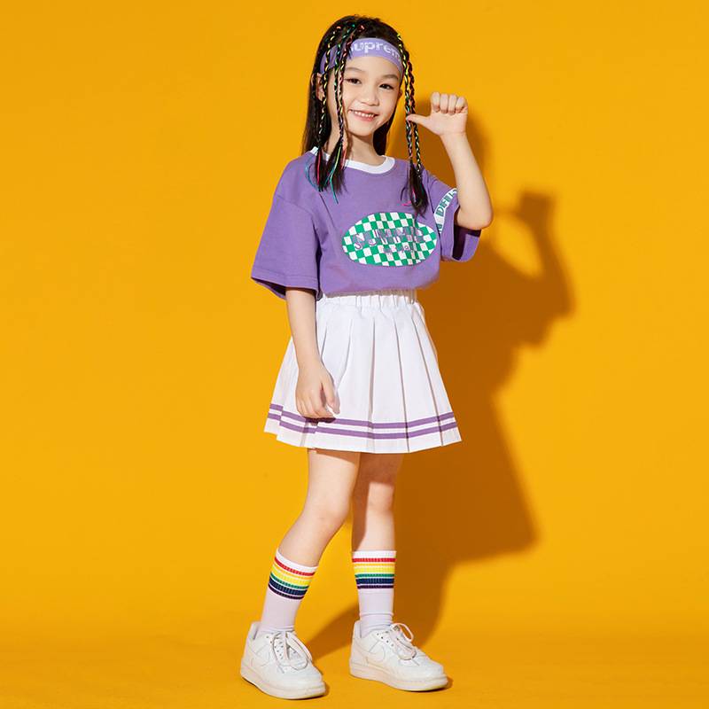 Children La La Team Come on the Kindergarten Group Performance Service Student Games Clothing Street Dance Set Boys