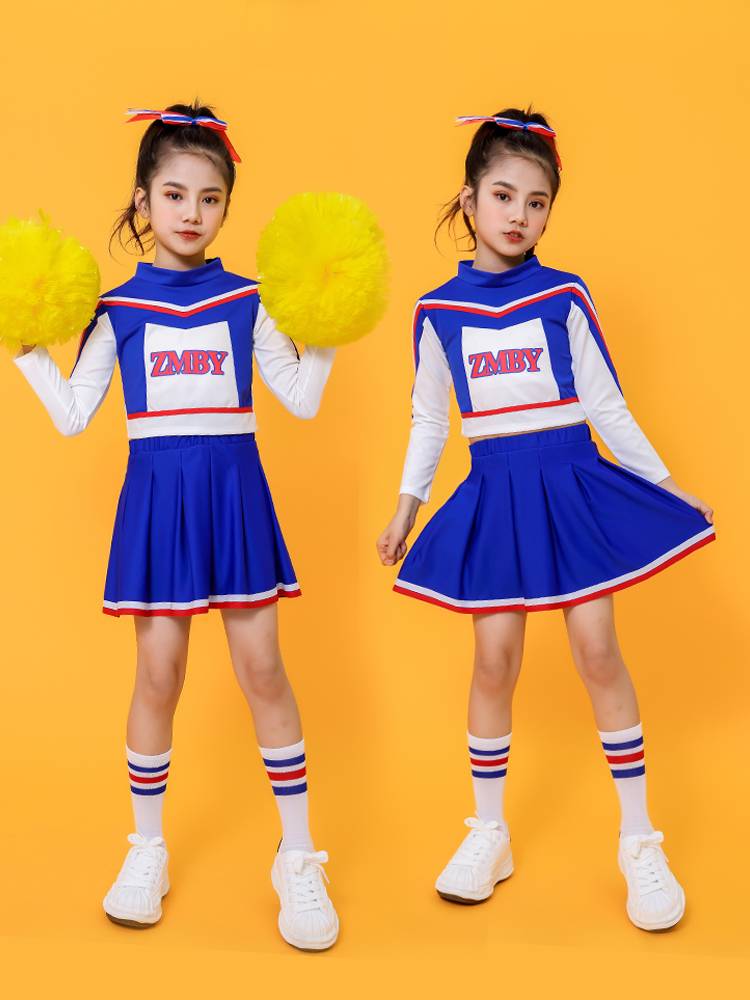 Children's cheerleading service service elementary and middle school student sports meeting children's hip -hop jazz dance cheerleading competition clothing