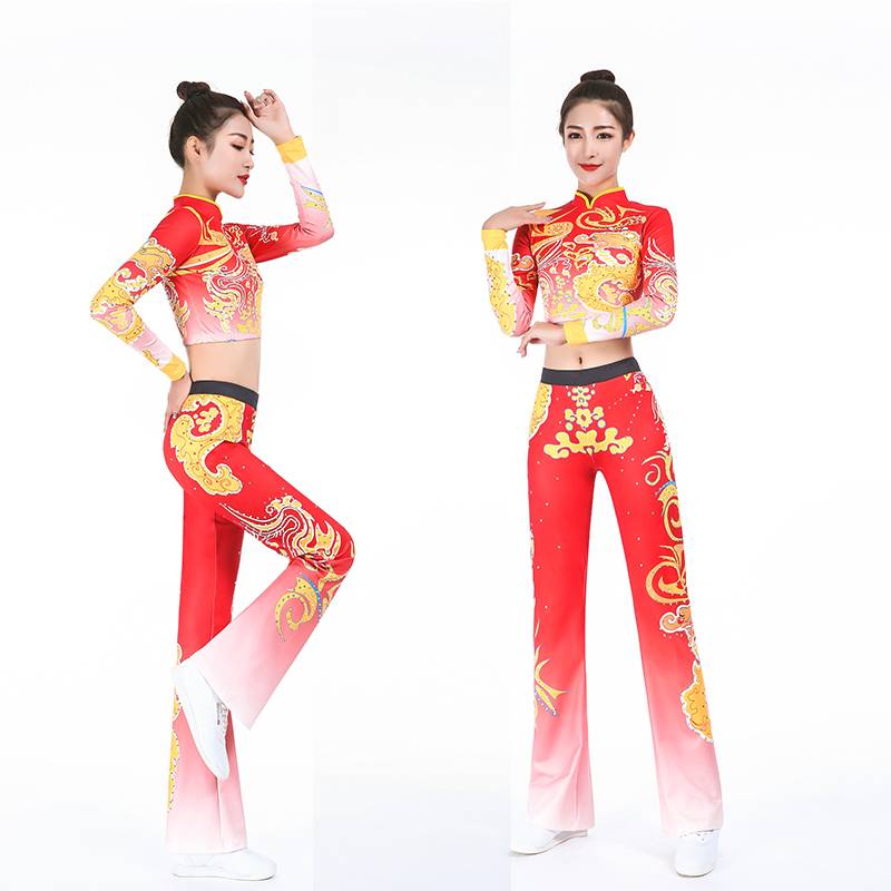 The new cheerleading team clothing la la la fucan fucking Lala clothing performance service men's dress stage performance clothing
