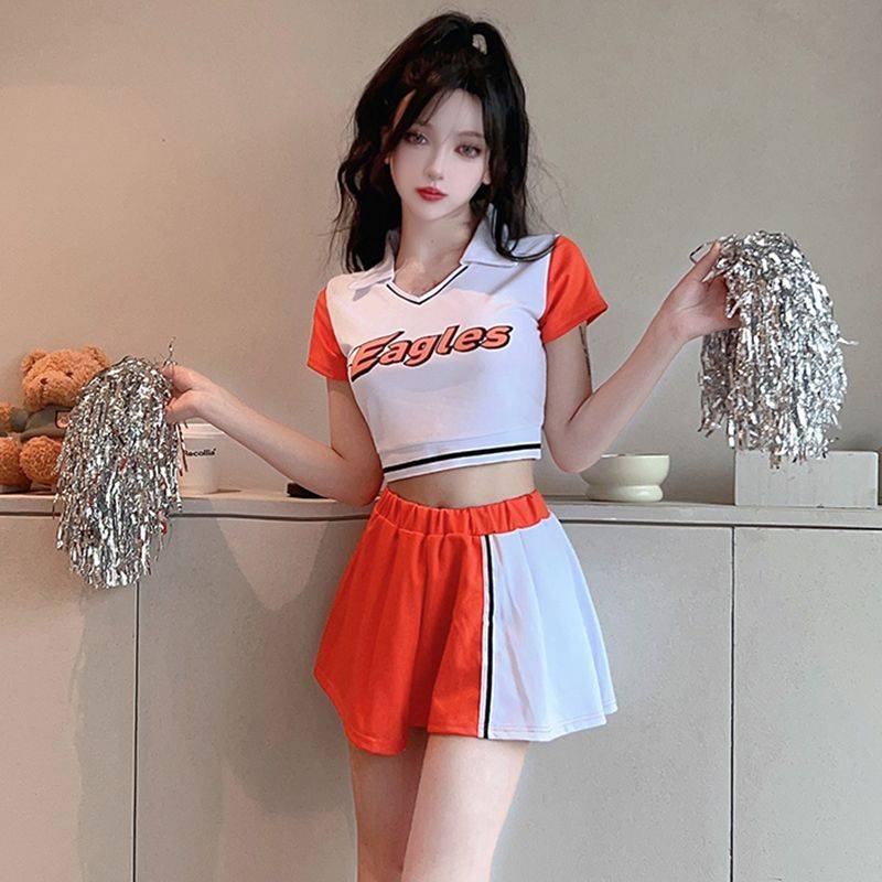 La La team clothing women's group adult football baby Lala cheerleading song performance dance bodybuilding suit