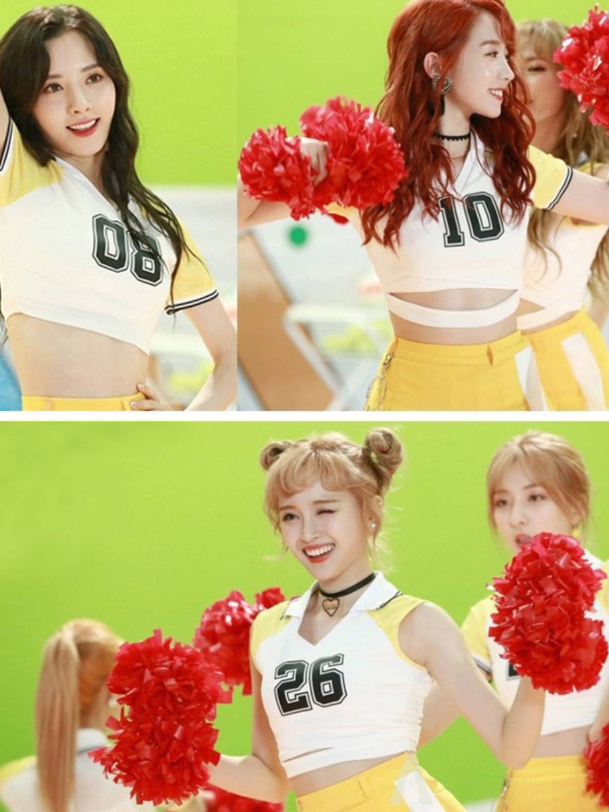 Cosmic Girl Happy Korean Girls' Team Performance Granddraders Performance Student Lala Team La La La Fuck Fuck Female Woman