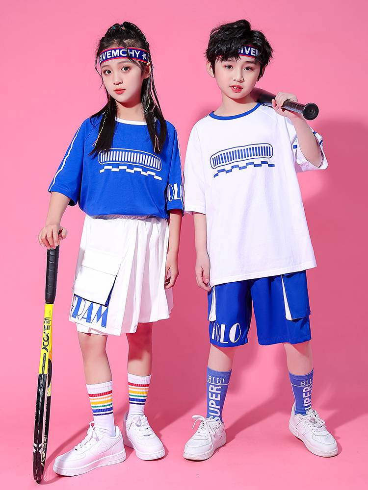 Children's La La Rubing Performance Service Kindergarten Guo Chao Hop Hop Hip -hop Elementary School Games La La Team Service Set