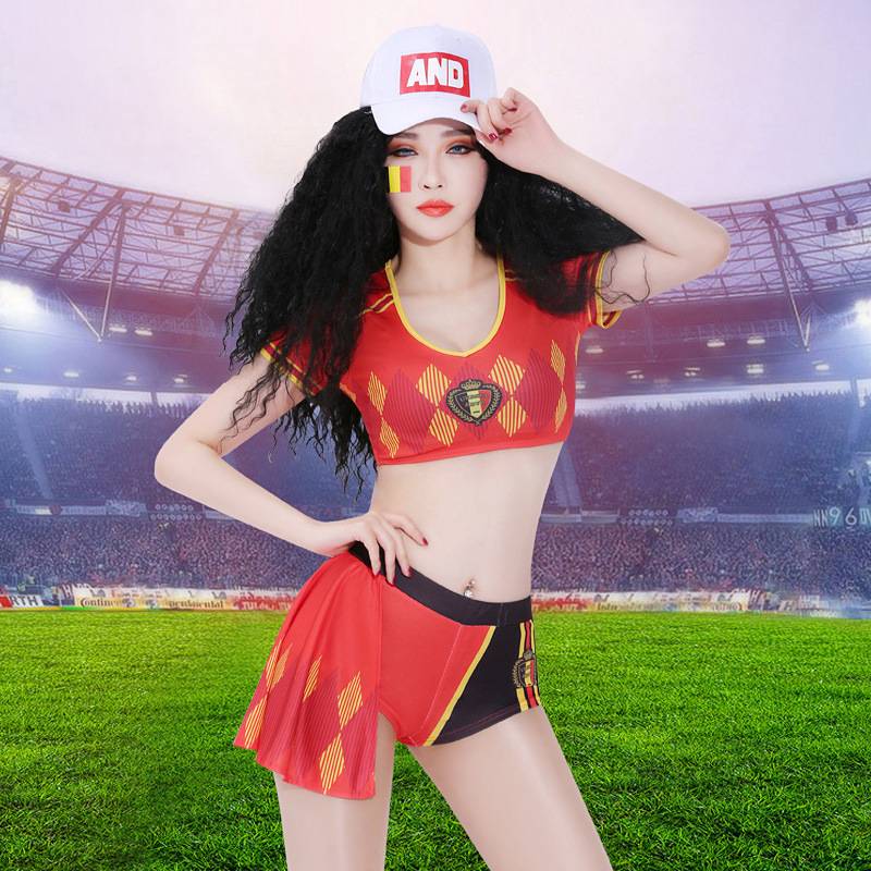 Dance Yiba La La team clothing football baby sexy performance group cheerleading team lead dance service DS performance service new