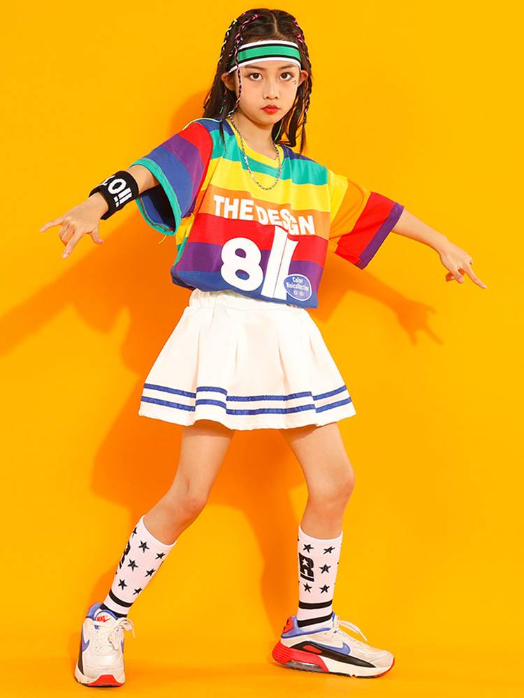 Children's Children's La Team Performance Service Children's Street Dance Clothing Primary School Student Games Jazz Dance Rangers Drum Performance
