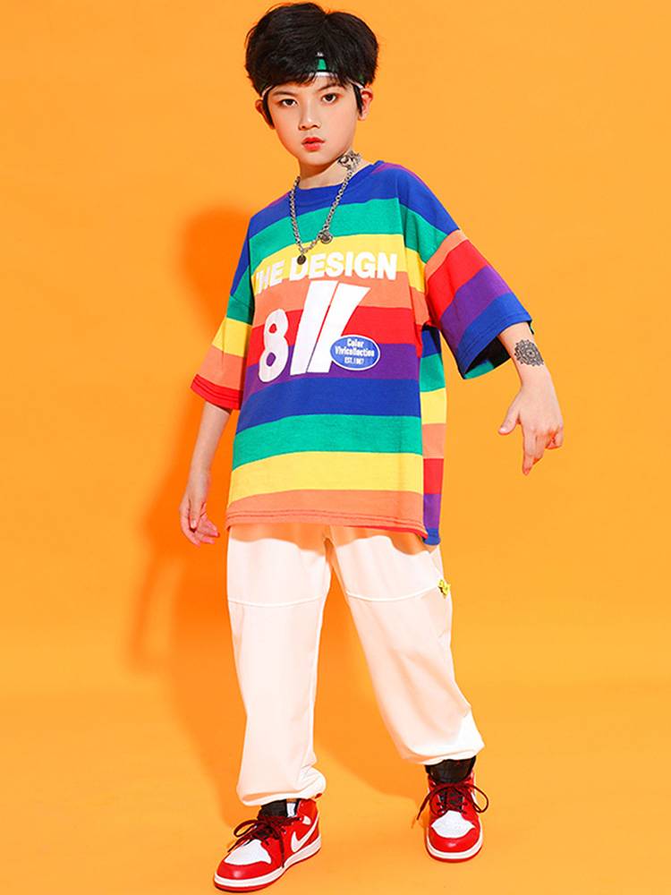 Children's Children's La Team Performance Service Children's Street Dance Clothing Primary School Student Games Jazz Dance Rangers Drum Performance