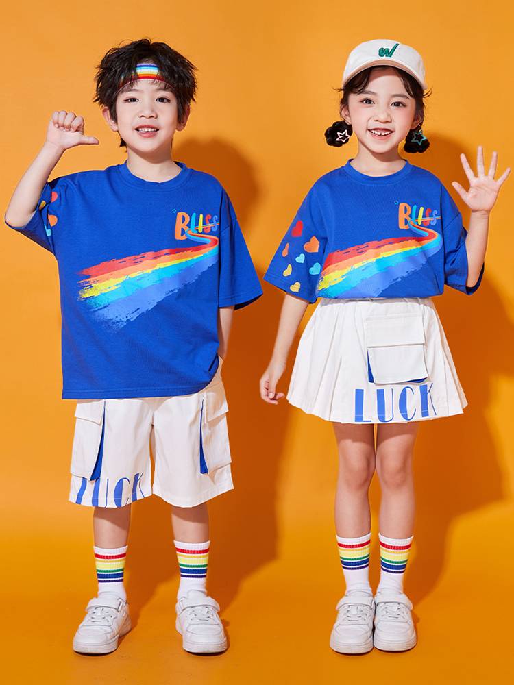 Liuyi Kindergarten Performance Services Summer Elementary School Games opening class service children lala performance clothing