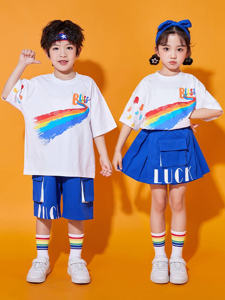 Liuyi Kindergarten Performance Services Summer Elementary School Games opening class service children lala performance clothing