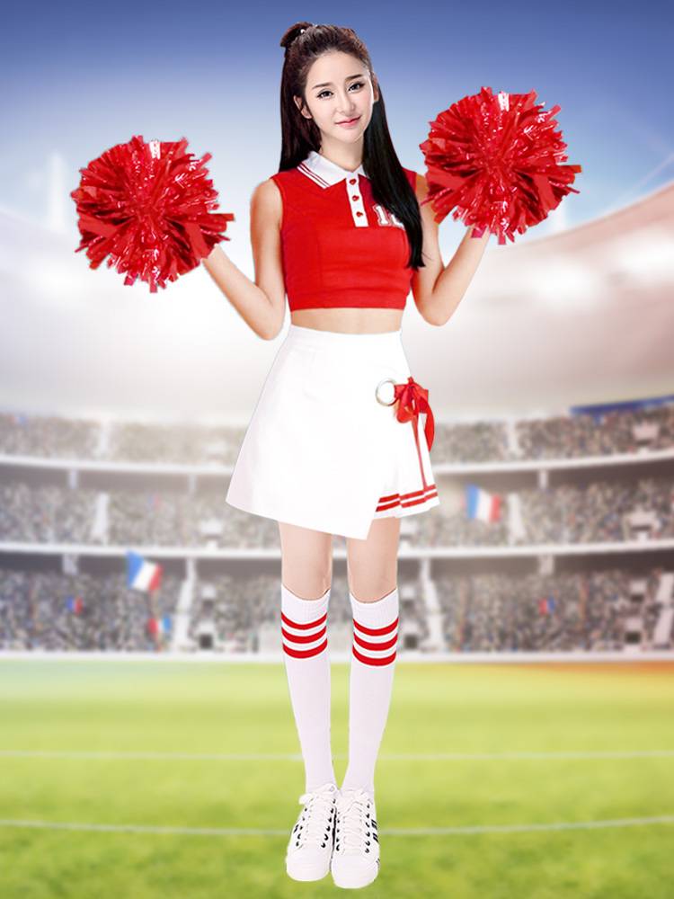 La La team clothing women's group dance bodybuilding suit adult football baby Lala team cheerleading song performance service