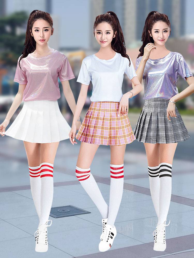 Girls' Team Jazz Performance Service College Student Games La La team clothing modern cheerleading dance performance service summer