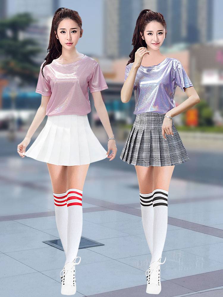 Girls' Team Jazz Performance Service College Student Games La La team clothing modern cheerleading dance performance service summer