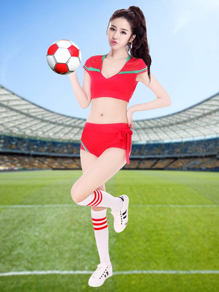 European Cup national team jersey adult cheerleader cheerleading football baby performance service women's group dance service