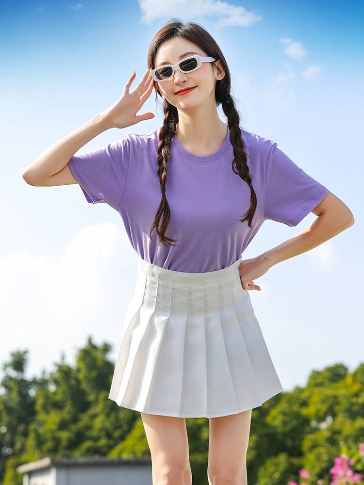 Pure cotton T -shirt Candy High School La Cao Performing Performance Lala team performing the summer sports party graduation season girlfriend service