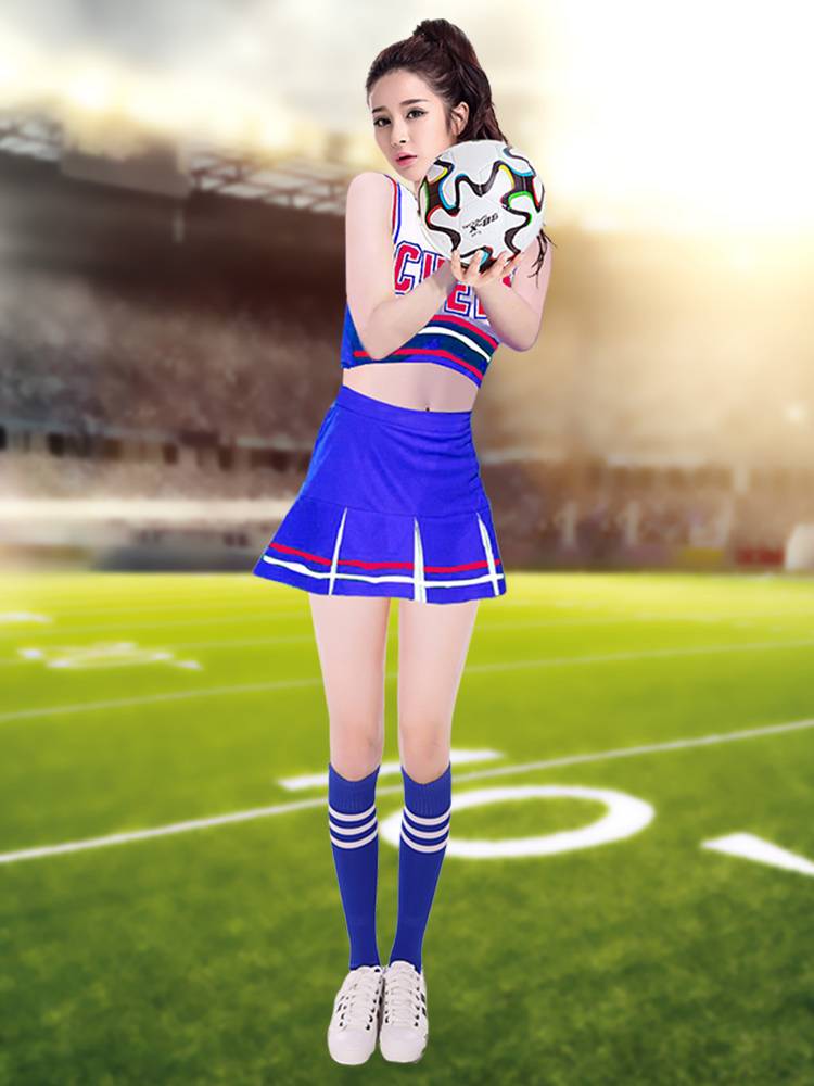 Korean girls' cheerleading suit, adult football plaza baby, gymnast