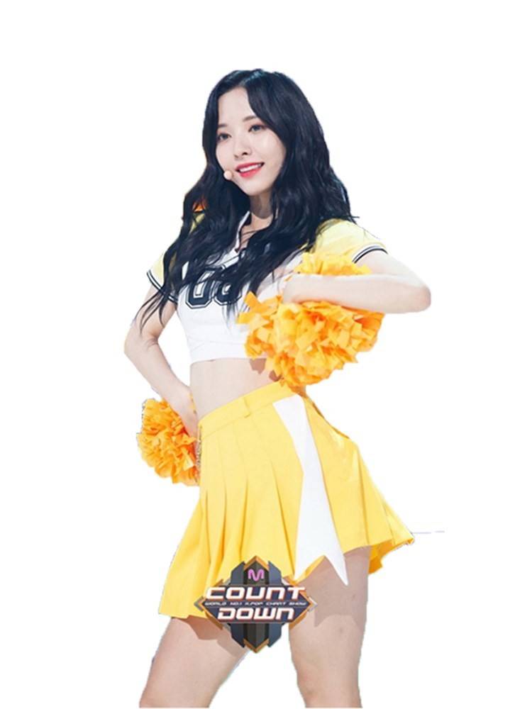 Cosmic Girl Girls' Lala Team Student Games Performance Services Korean Women's Group Group La La Raoming Performance Set