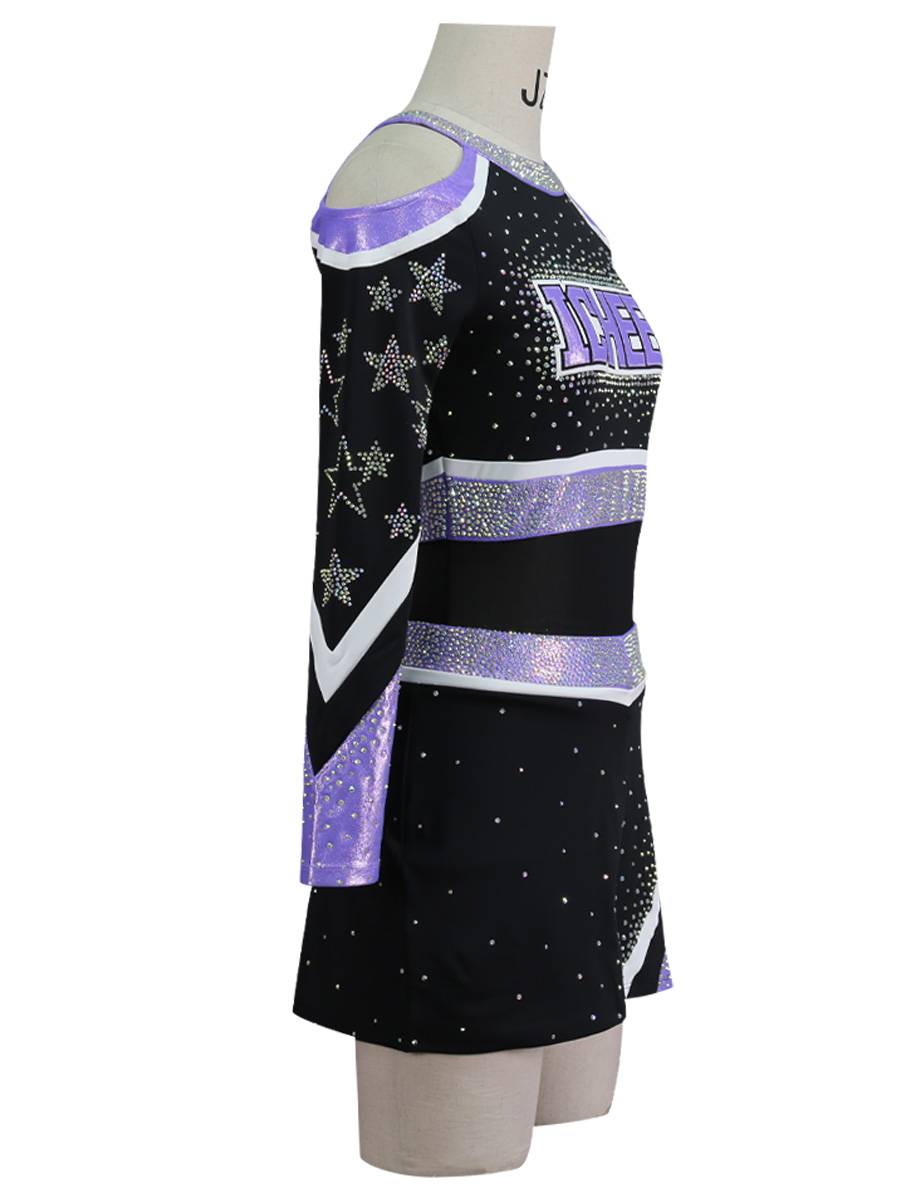 Manufacturer's new cheerleading competition clothing female custom male cheerleading team dance performance primary and secondary school children