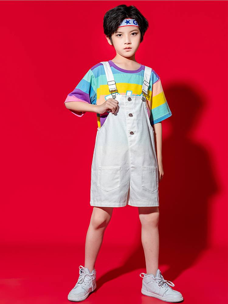 Children's back pants performance service jazz dance street dance watch performance service primary school sports meeting Lala cheerleading