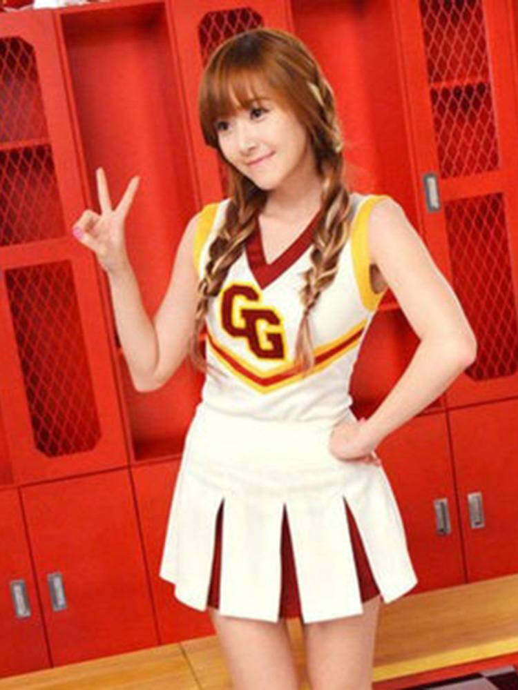 College student youthful vitality Lara team suits new cheerleading cousin acting women's group ethnic dance modern dance clothing
