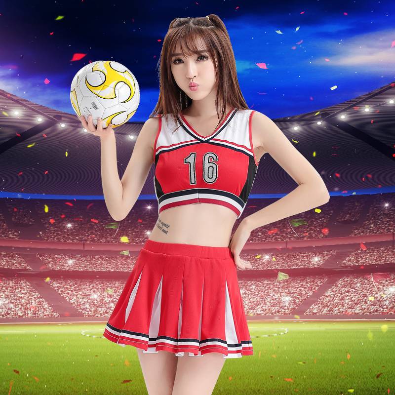European Football Baby Cup Women's Team Lala team performance service adult sexy uniform laer laborers cheerleading performance