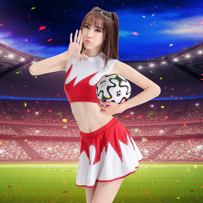 European Football Baby Cup Women's Team Lala team performance service adult sexy uniform laer laborers cheerleading performance
