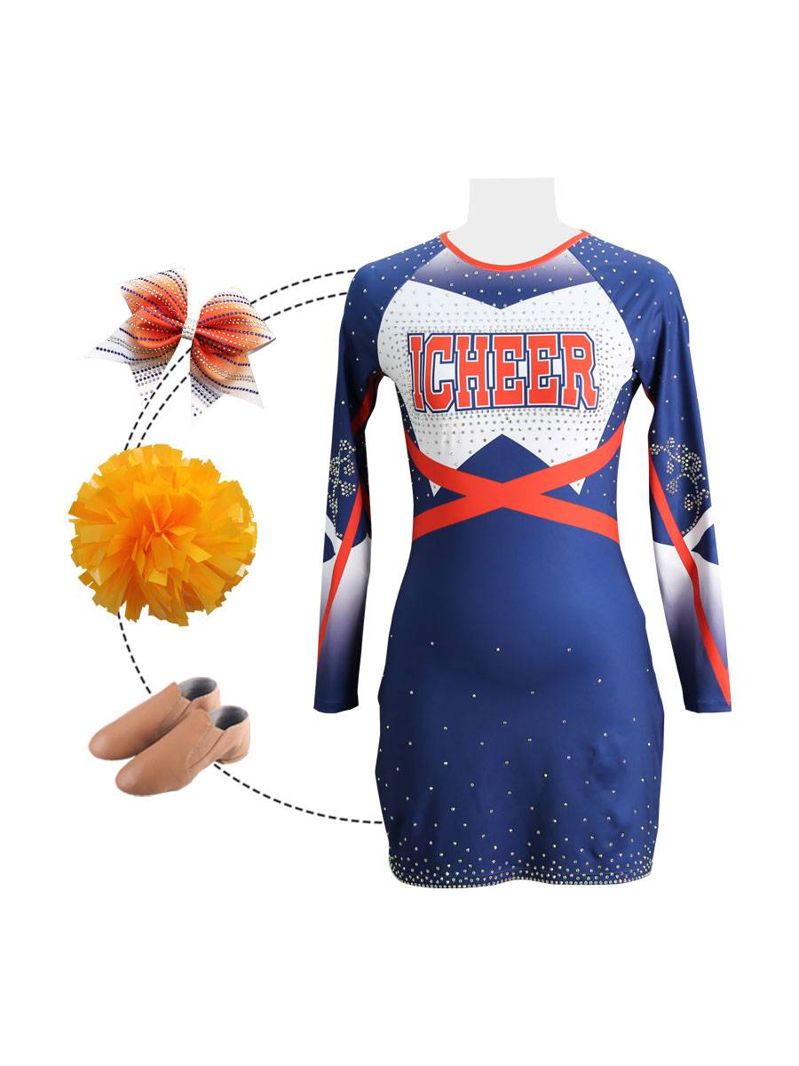 New flower ball la la la la la la lasses sports meeting group performance dress customization of male and girls la la la la lam uniform performances