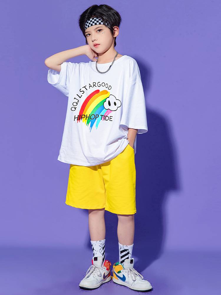 Kindergarten Chorus Children's La La Team Performance Service Primary School Students Games Male Boys Board Dance Set