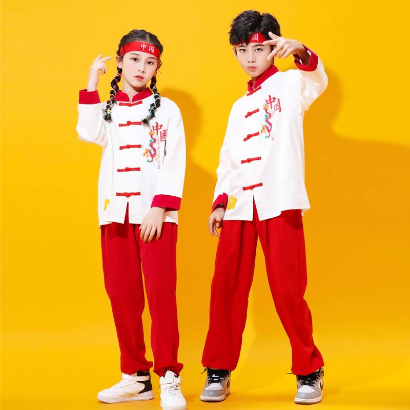 Children cheerleading team performance service national tide watch performance service primary and secondary school student sports meeting la la la la la hop hip -hop clothing