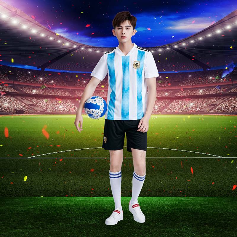 2024 Football Baby Cup La La Xuexukuka Set Men's Dress Set Adult Lara Team Dance Clothing
