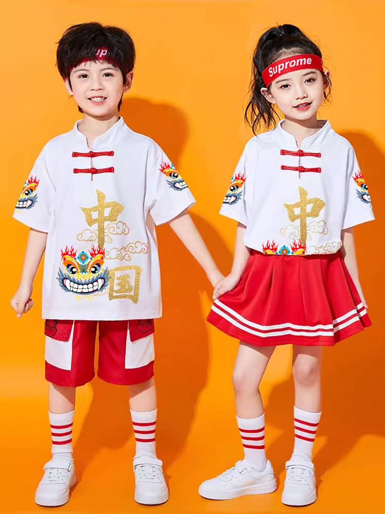 Children's Performance Server Primary School Games opening ceremony Kindergarten La La team dance performance clothing