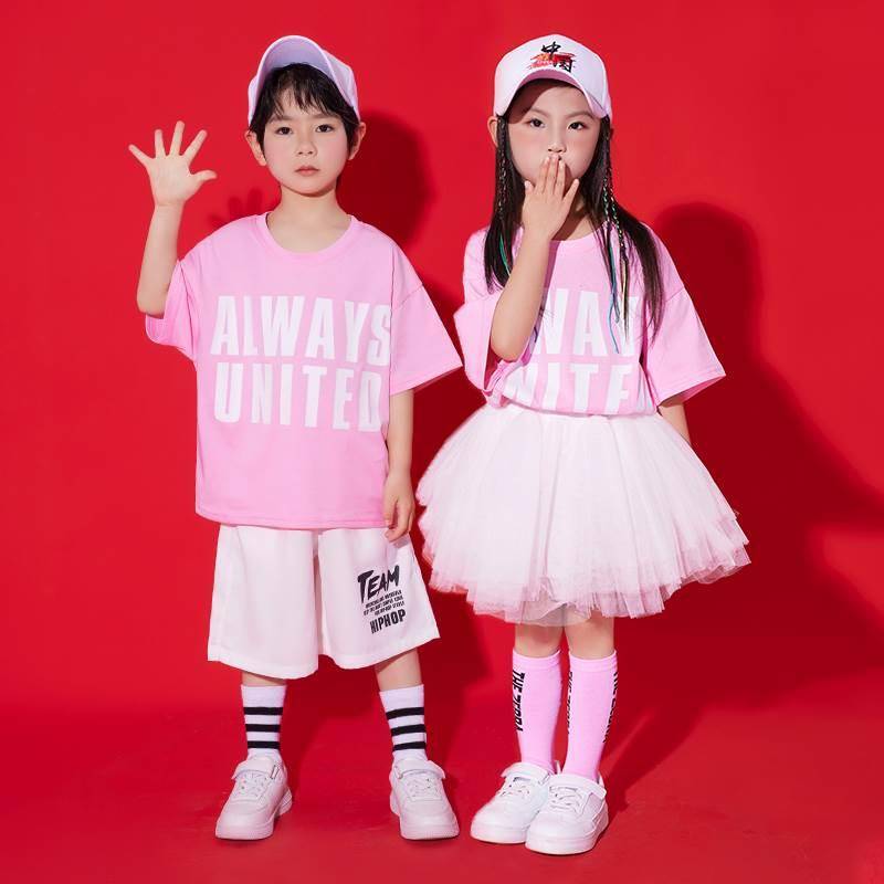 Kindergarten Graduation Class Series Liuyi Ear. Children's Day cheerleading performance meeting girl gauze skirt