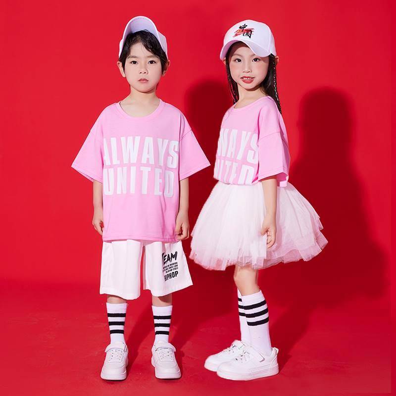 Kindergarten Graduation Class Series Liuyi Ear. Children's Day cheerleading performance meeting girl gauze skirt
