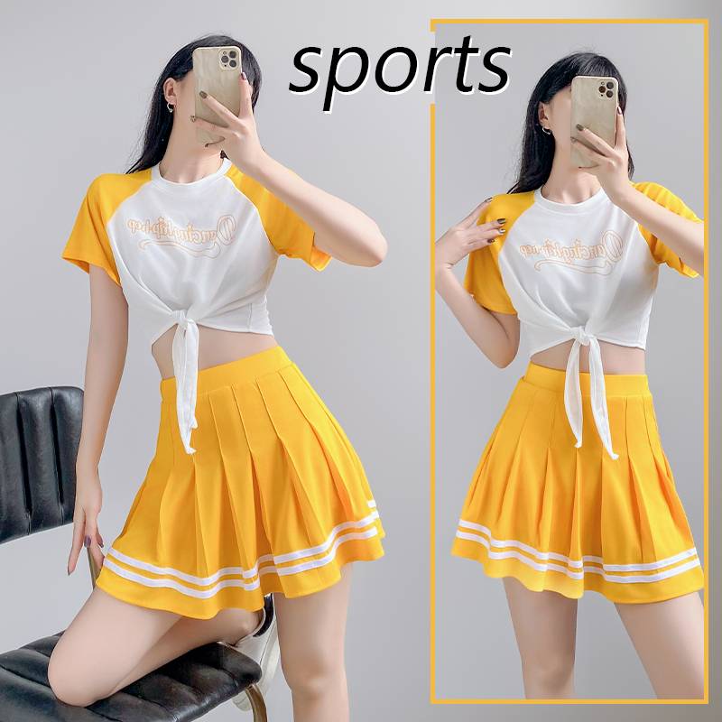 Women's team played the Lala team dance clothing and clothing female student sports meeting performance service basketball baby performance cheerleading team