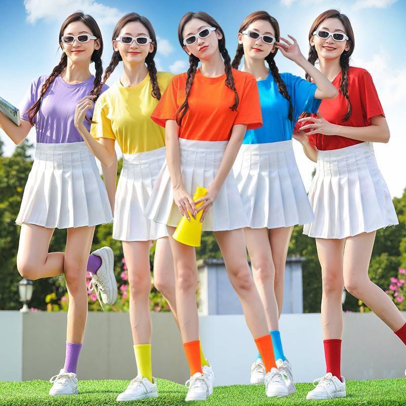 Jazz dance cheerleader graduation photo performance, Lala team clothing Chinese chorus male and female performance youthful vitality summer