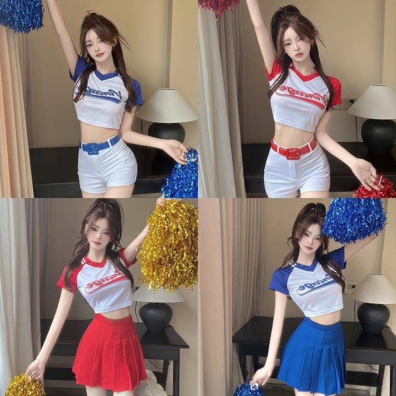 La La team clothing women's group adult football baby la la la la la lacaking performance jazz dance bodybuilding suit