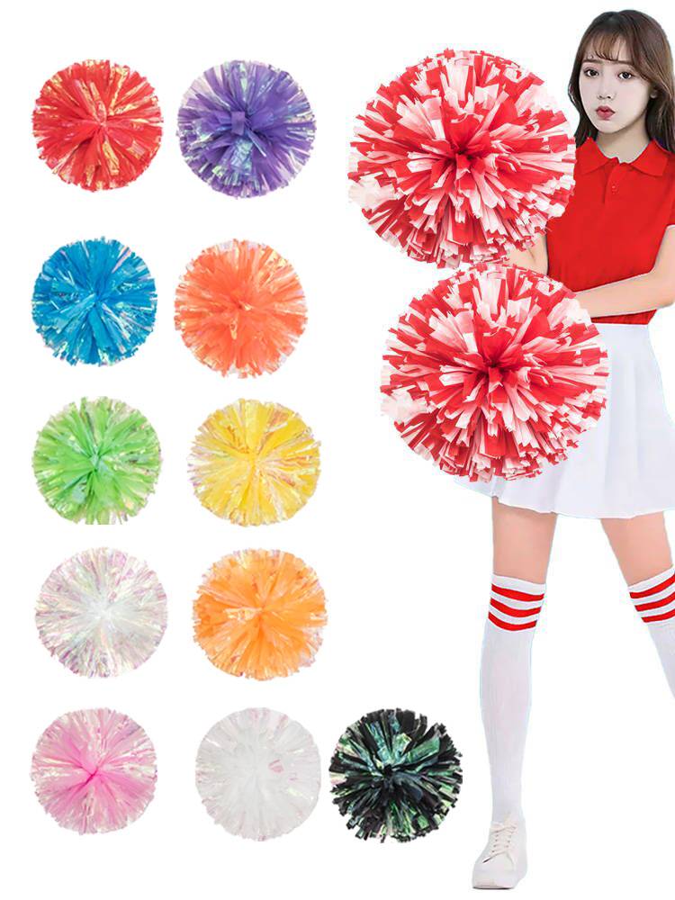 Plaza dance performance item color ball dancing handle shake flower Lala team fucking fancy cheerleaders holding flowers