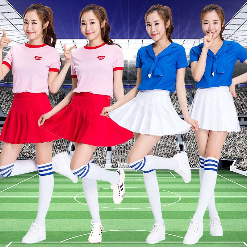 La La team clothing jazz dance service Korean version of the opening ceremony women's group performance service football baby set