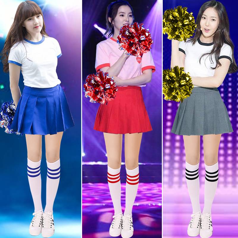 La La team clothing jazz dance service Korean version of the opening ceremony women's group performance service football baby set