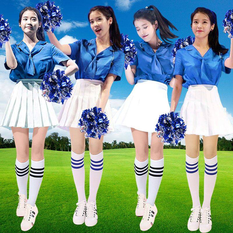 La La team clothing jazz dance service Korean version of the opening ceremony women's group performance service football baby set